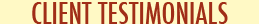 Client Testimonials